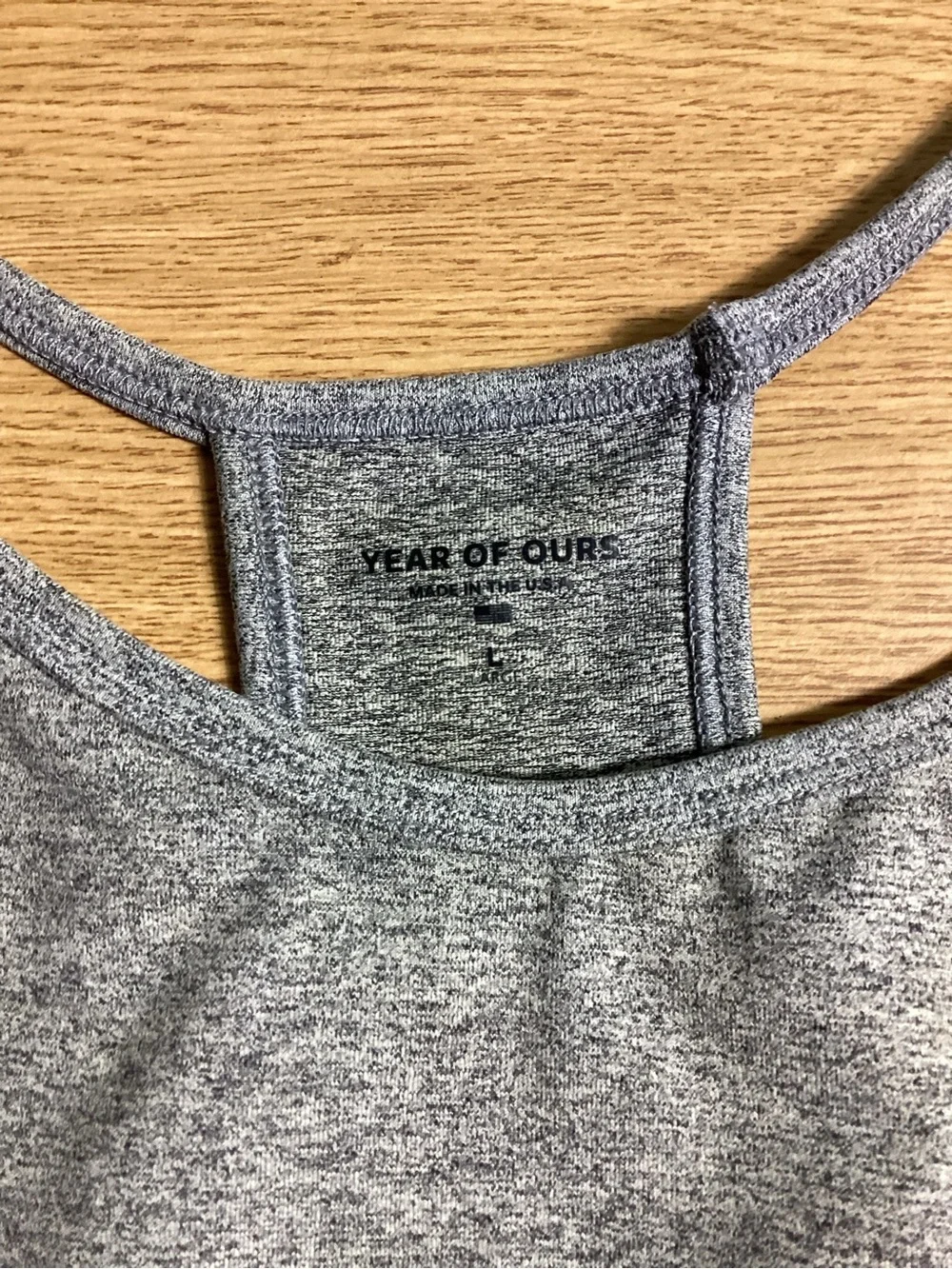 NWT Year of Ours Heather Grey Matching Activewear Set; Size: L